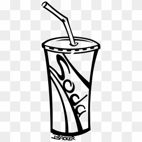 Download Soda Cup "onerror='this.onerror=null; this.remove();' XYZ="data - Soda Clipart Black And White, HD Png Download - cooldrinks png